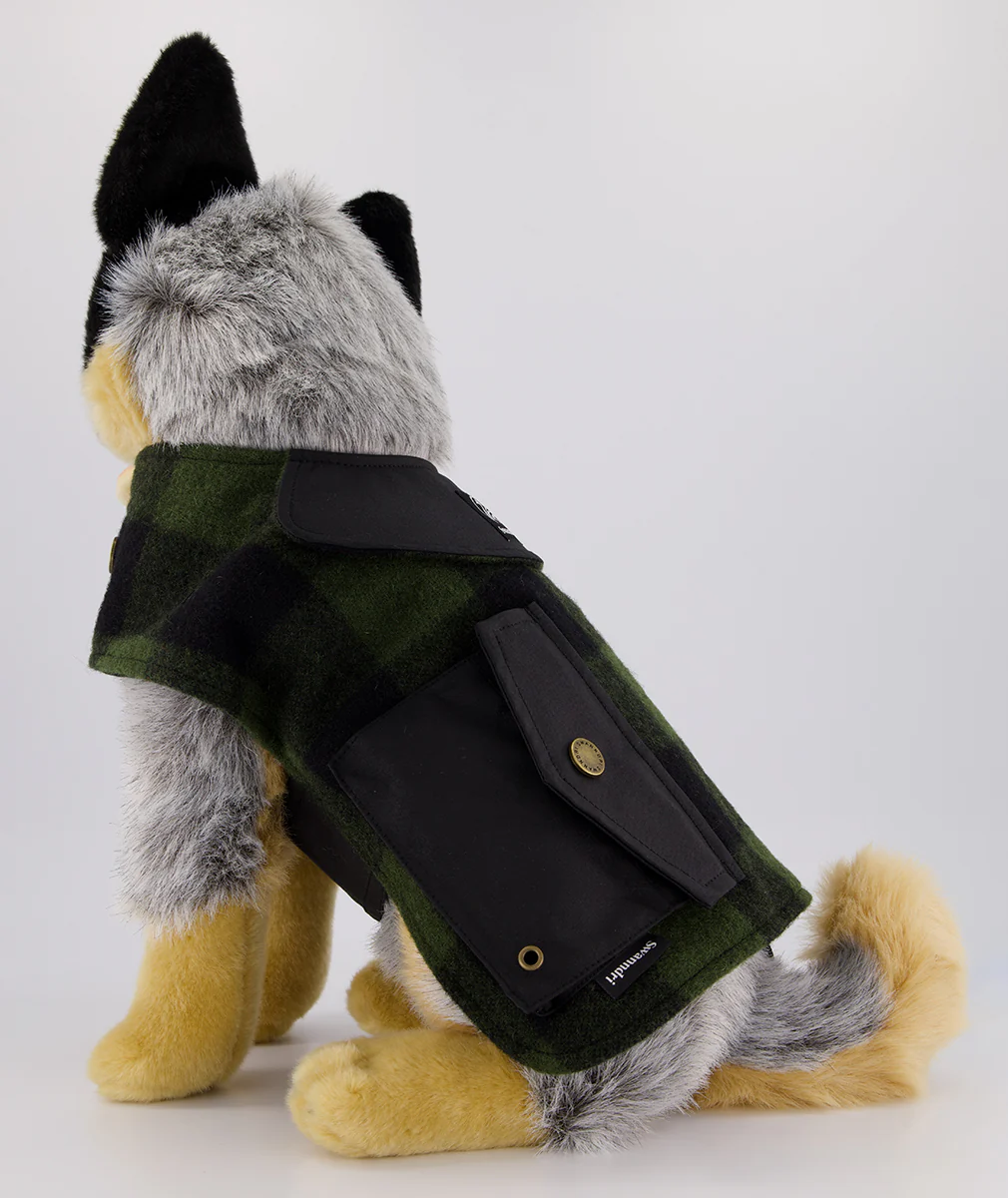 Classic Wool Dog Coat - Image 4