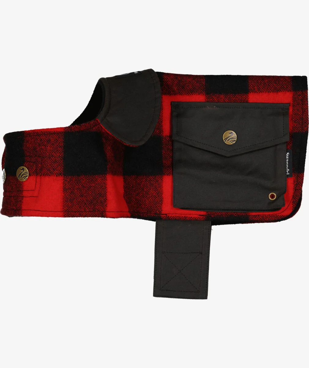Classic Wool Dog Coat - Image 8