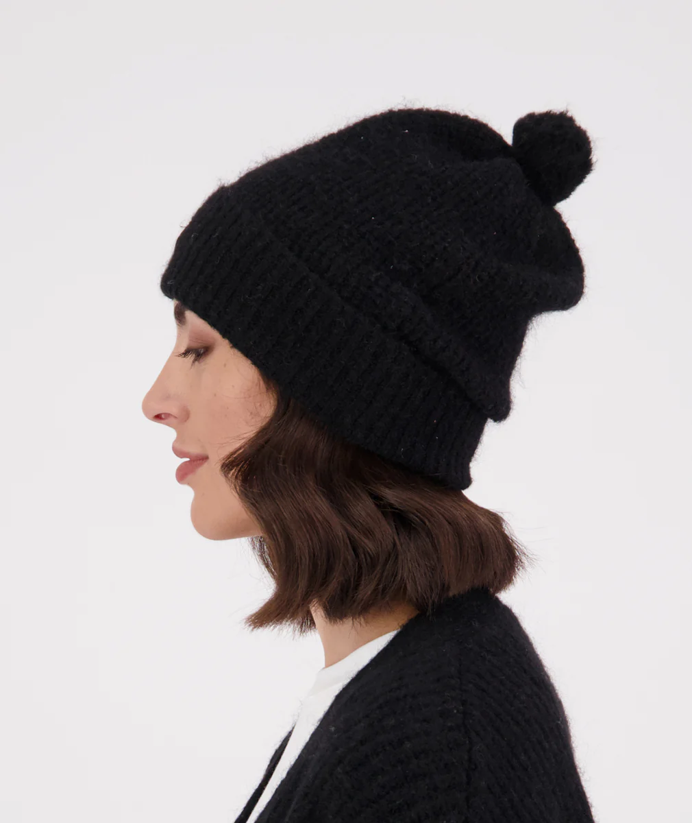 Hutton Turn Up Bobble Beanie - Image 6