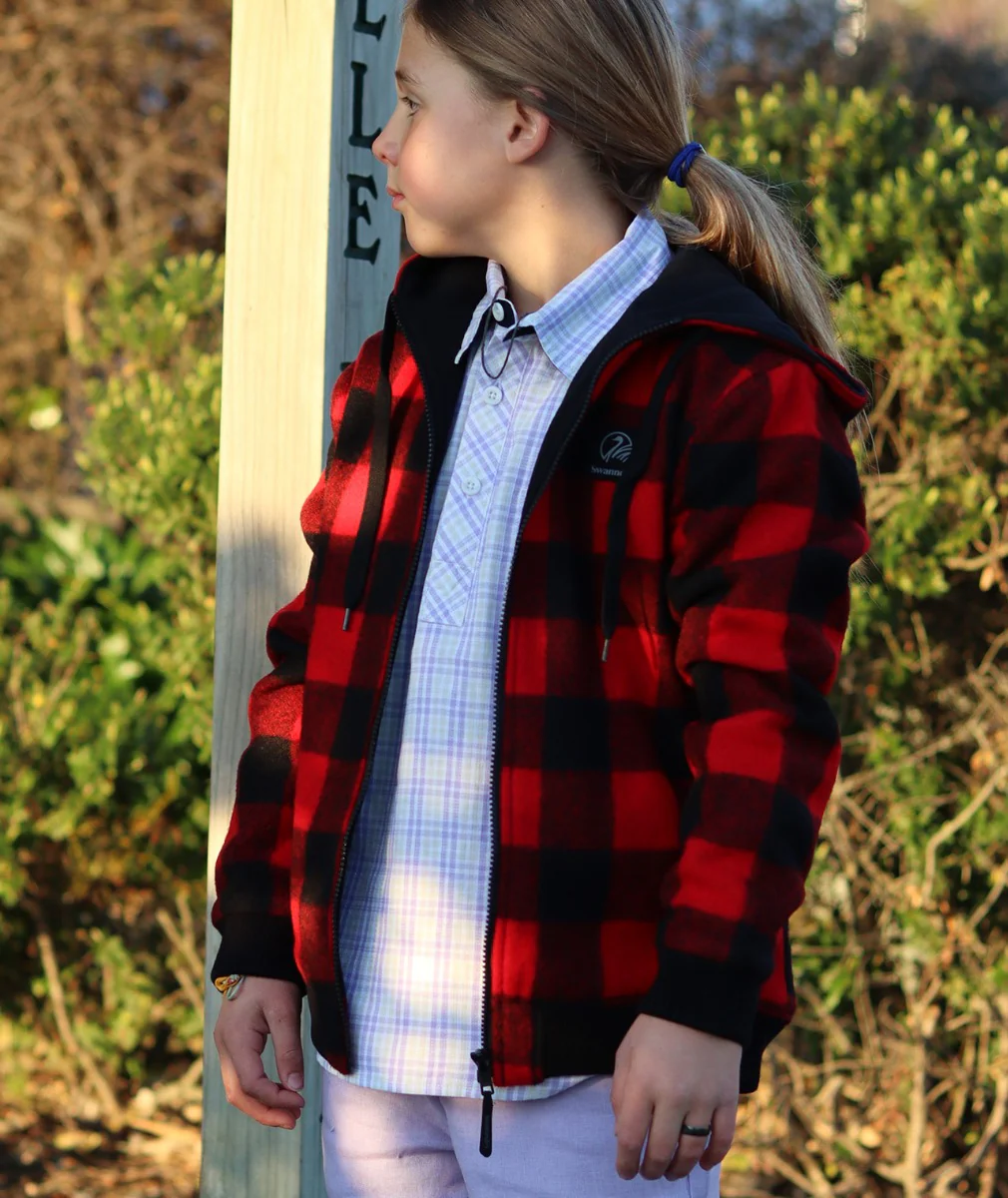 Kids' Crooked River Wool Hoodie - Image 2