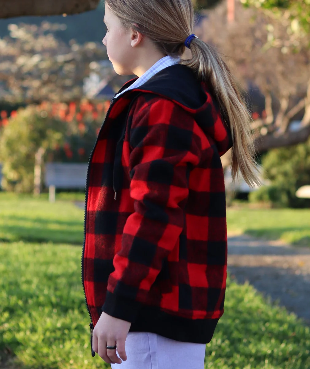 Kids' Crooked River Wool Hoodie - Image 6