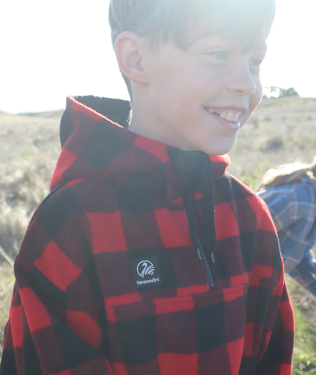 Kids' Crooked River Wool Hoodie - Image 8