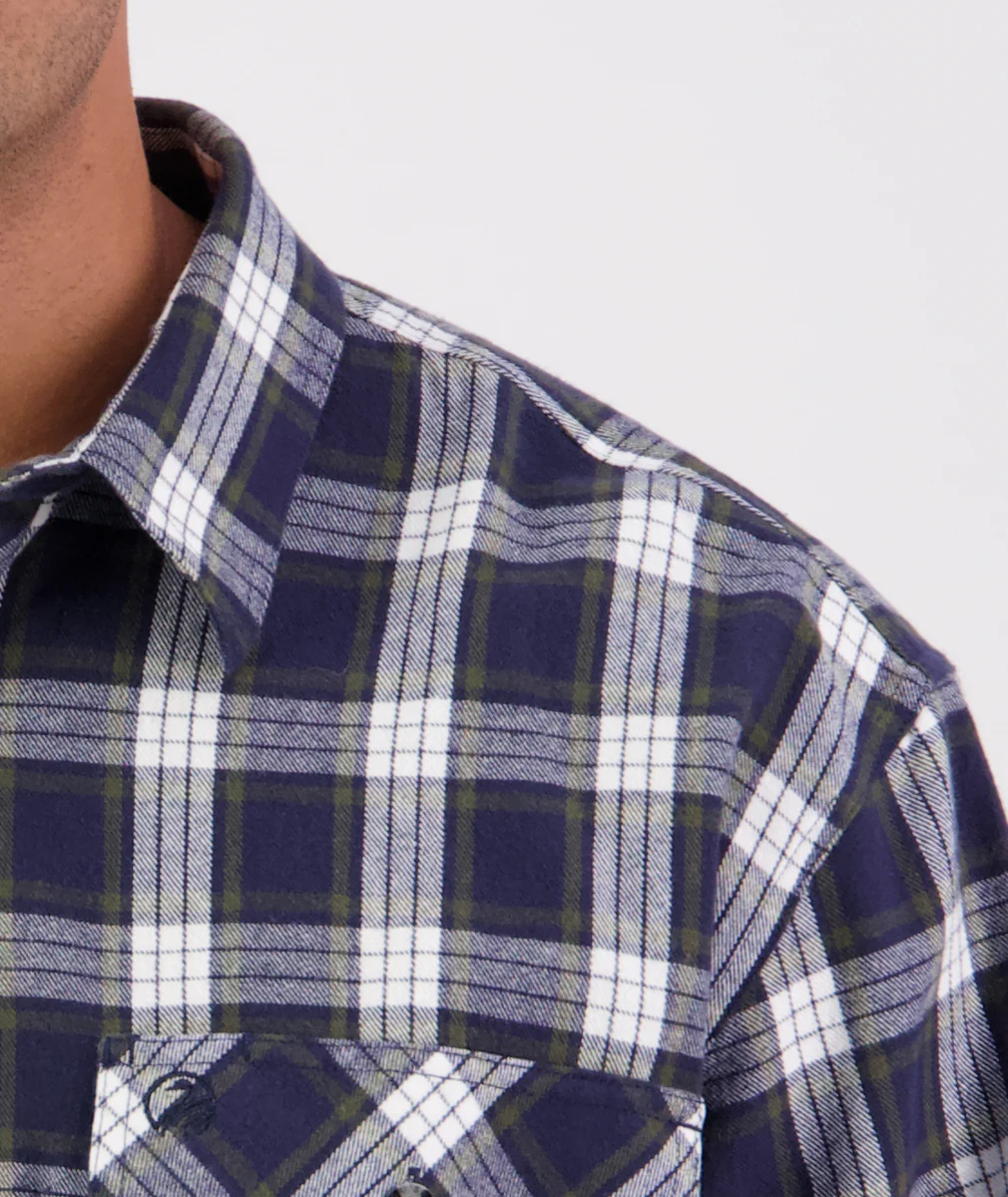 Men's Barn Yarn Dye Long Sleeve Shirt - Image 4