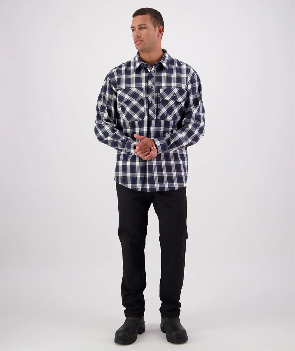 Men's Barn Yarn Dye Long Sleeve Shirt - Image 5
