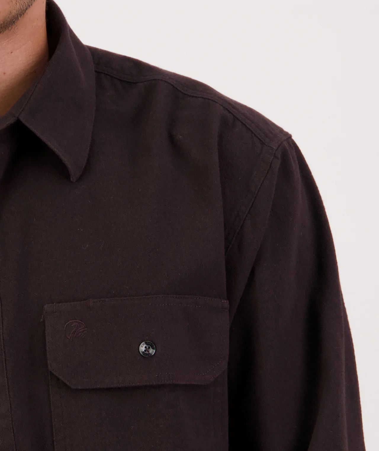 Men's Barn Yarn Dye Long Sleeve Shirt - Image 4