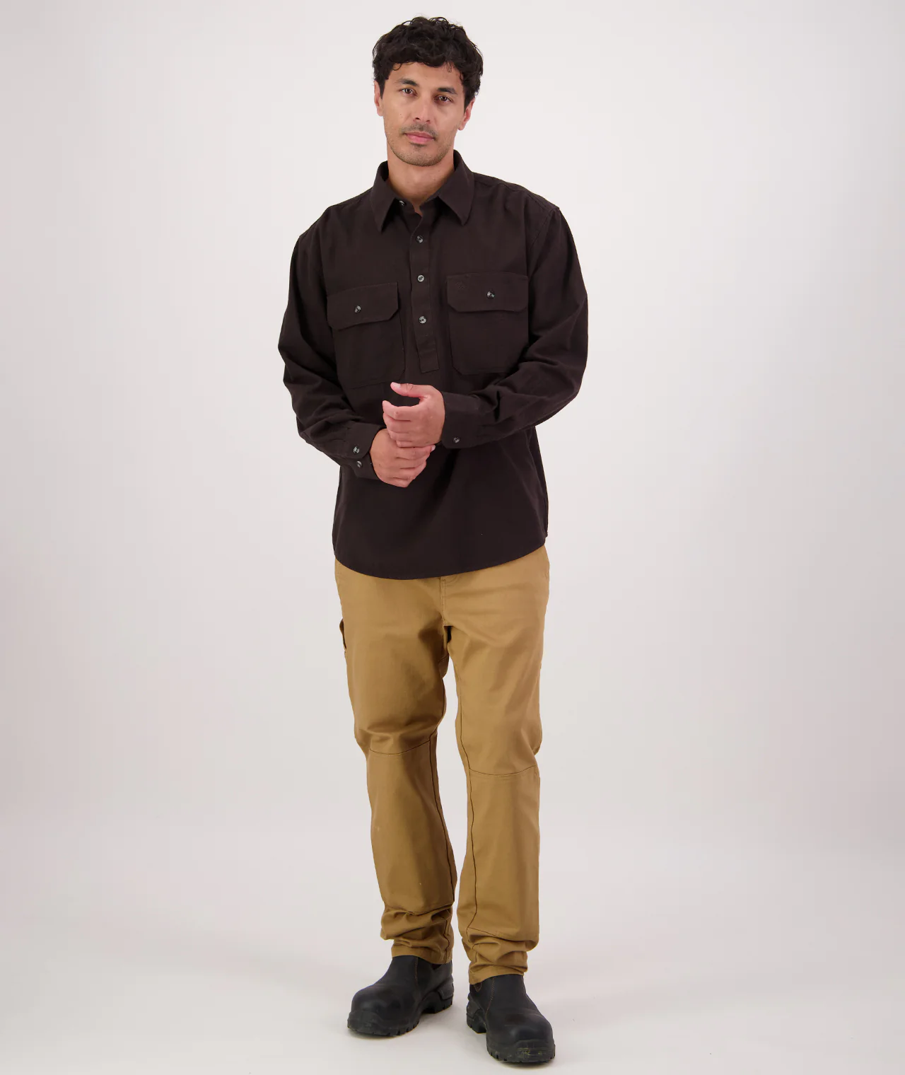 Men's Barn Yarn Dye Long Sleeve Shirt - Image 5
