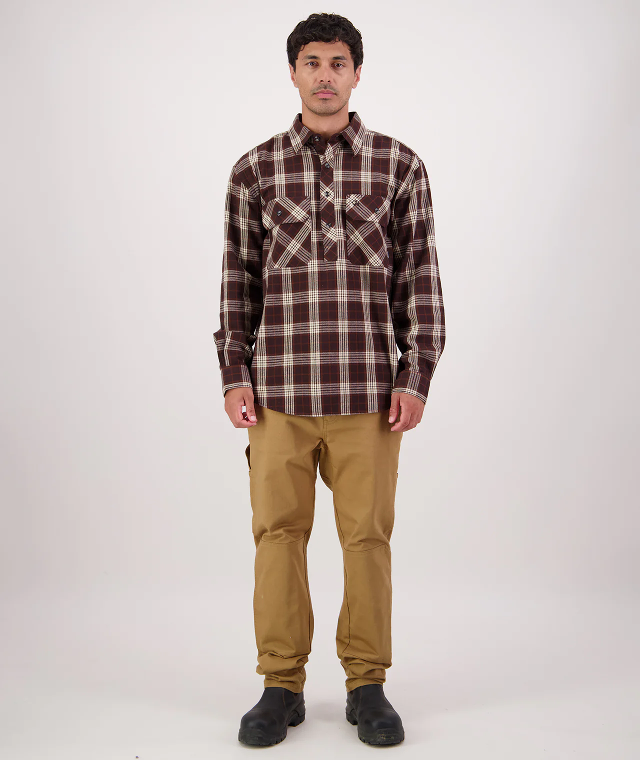 Men's Barn Yarn Dye Long Sleeve Shirt - Image 5