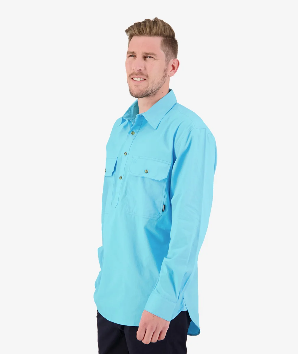 Men's Bendigo Long Sleeve Work Shirt - Image 2
