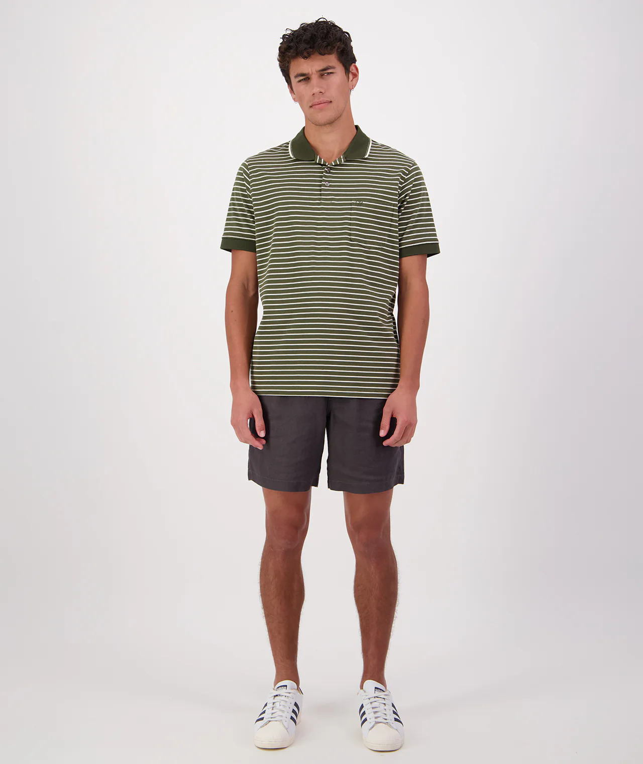 Men's Carlisle Striped Polo - Image 3
