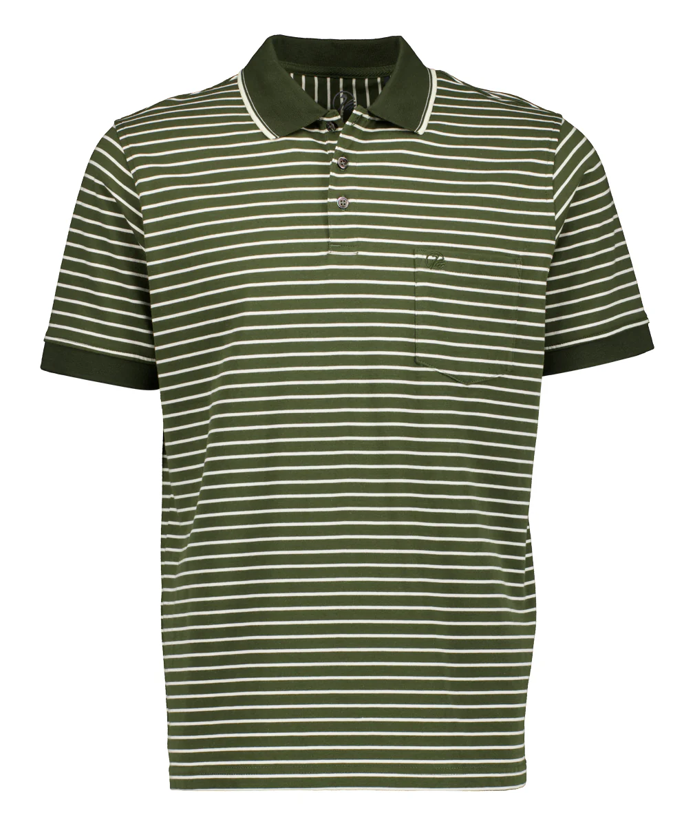 Men's Carlisle Striped Polo - Image 6