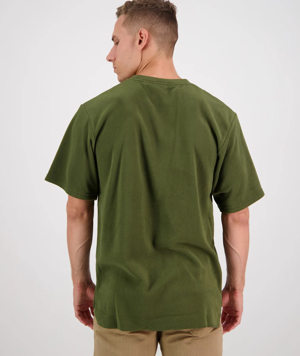 Men's Catlins Fleece T-Shirt - Image 3