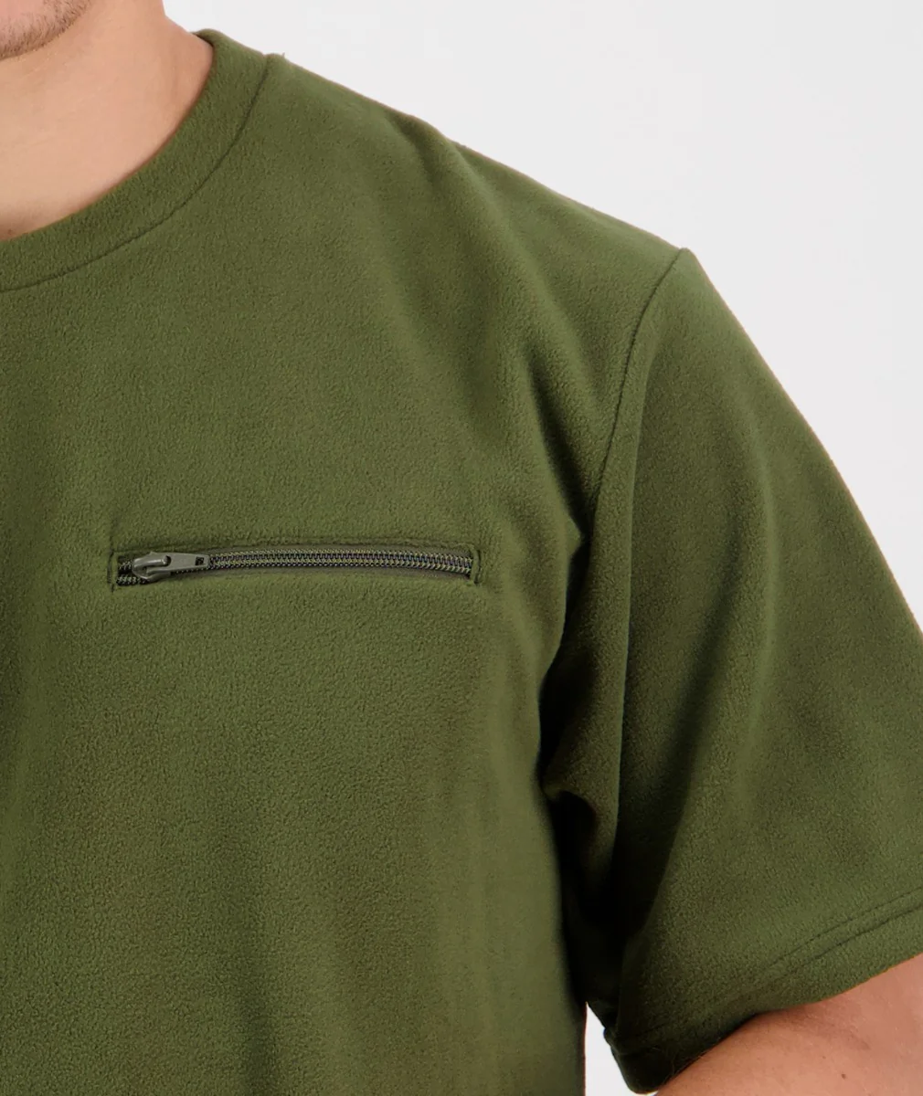 Men's Catlins Fleece T-Shirt - Image 4