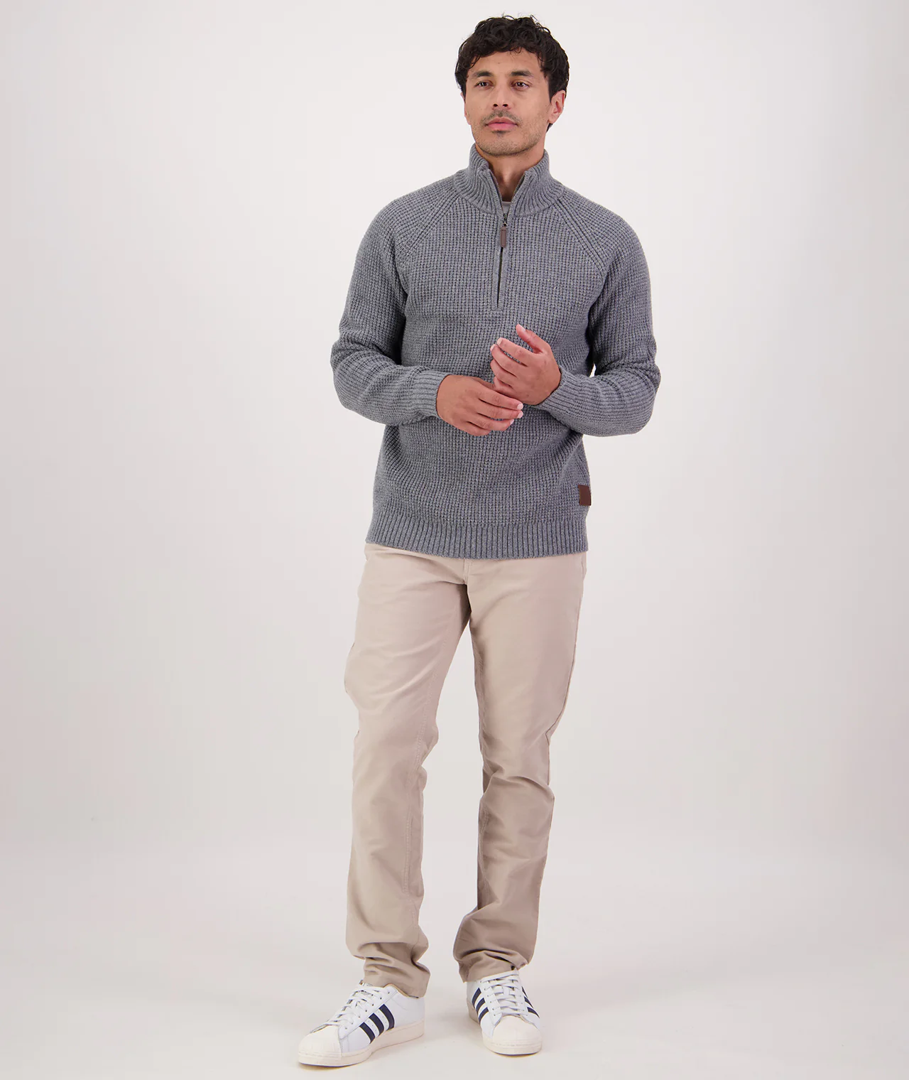 Men's Chalky Island Waffle Jumper - Image 5