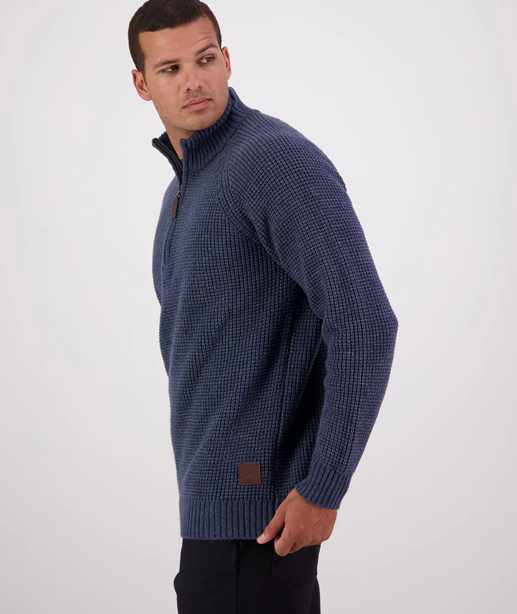 Men's Chalky Island Waffle Jumper - Image 4