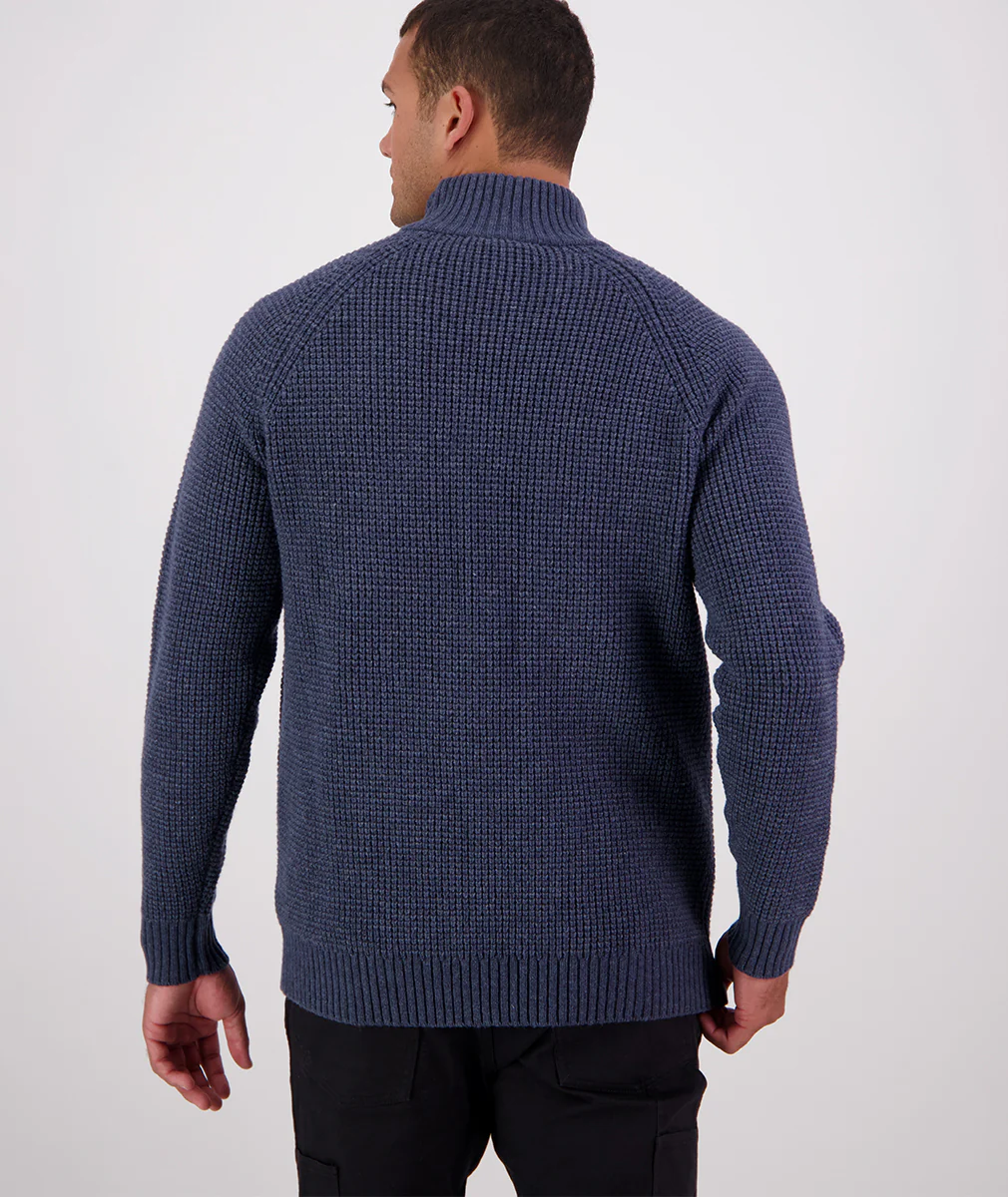 Men's Chalky Island Waffle Jumper - Image 5