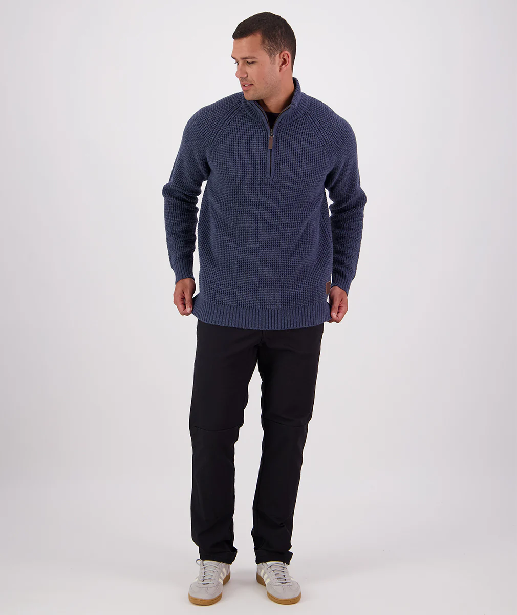Men's Chalky Island Waffle Jumper - Image 7