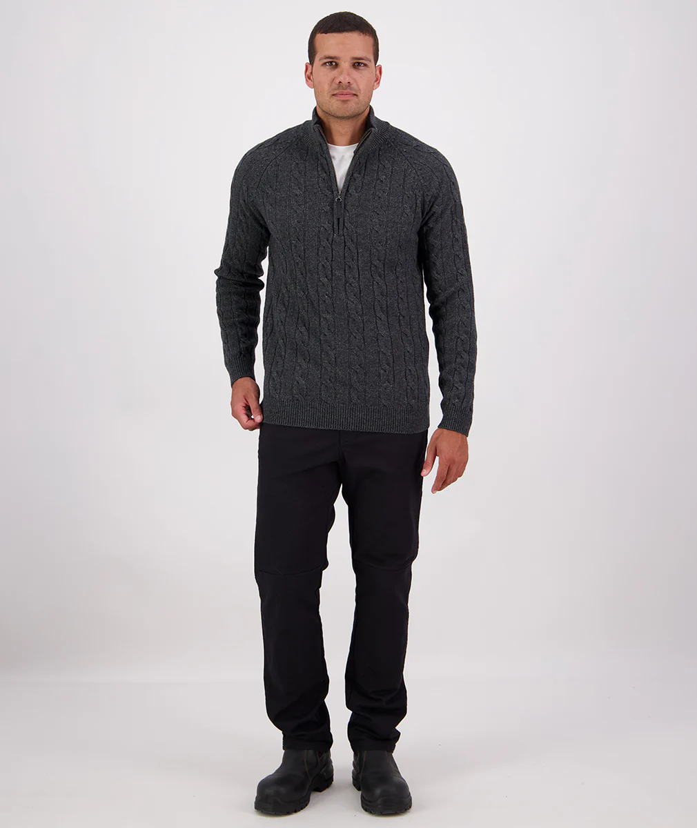 Men's Doncaster V2 Zip Cable Knit - Image 8