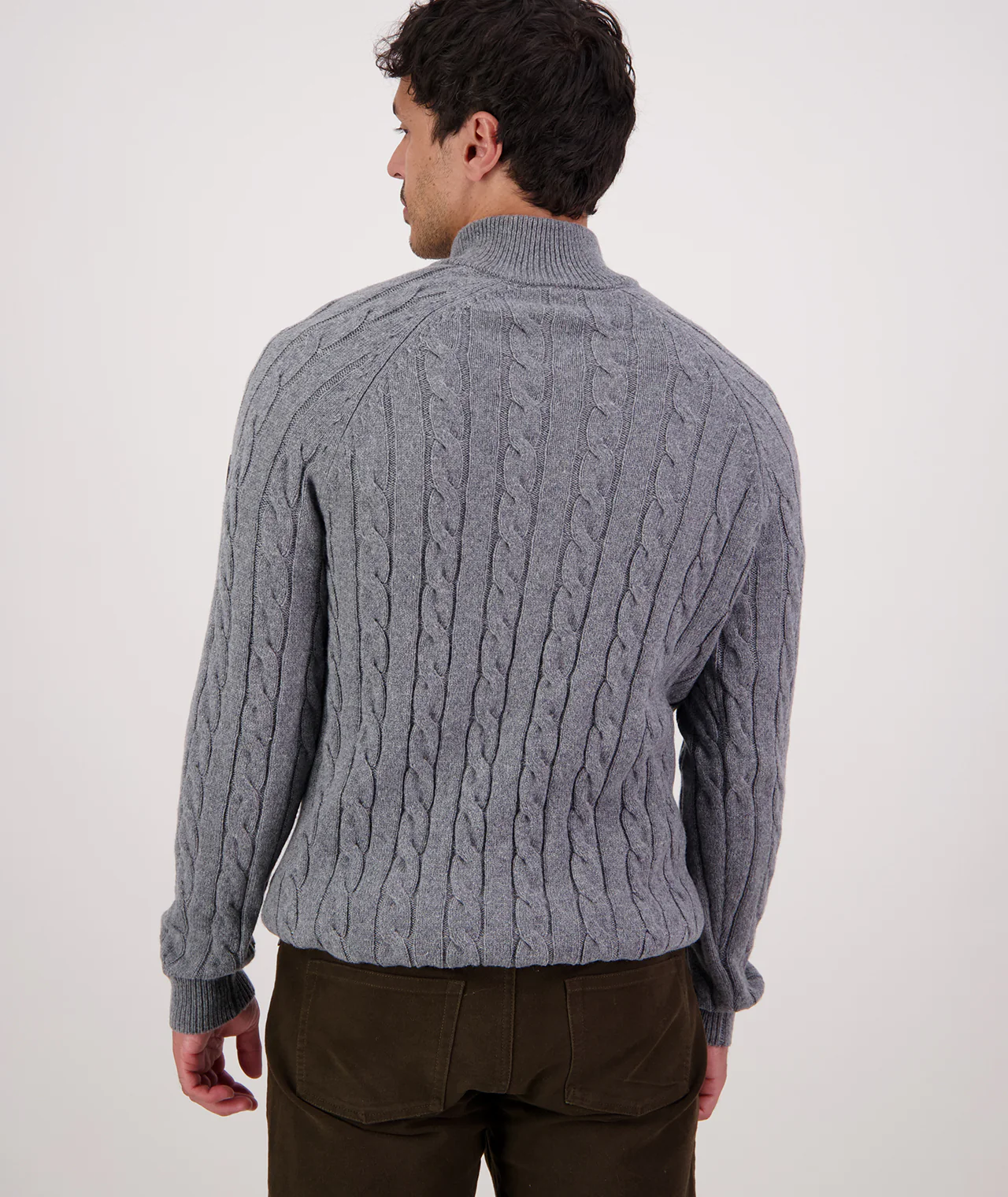 Men's Doncaster V2 Zip Cable Knit - Image 4