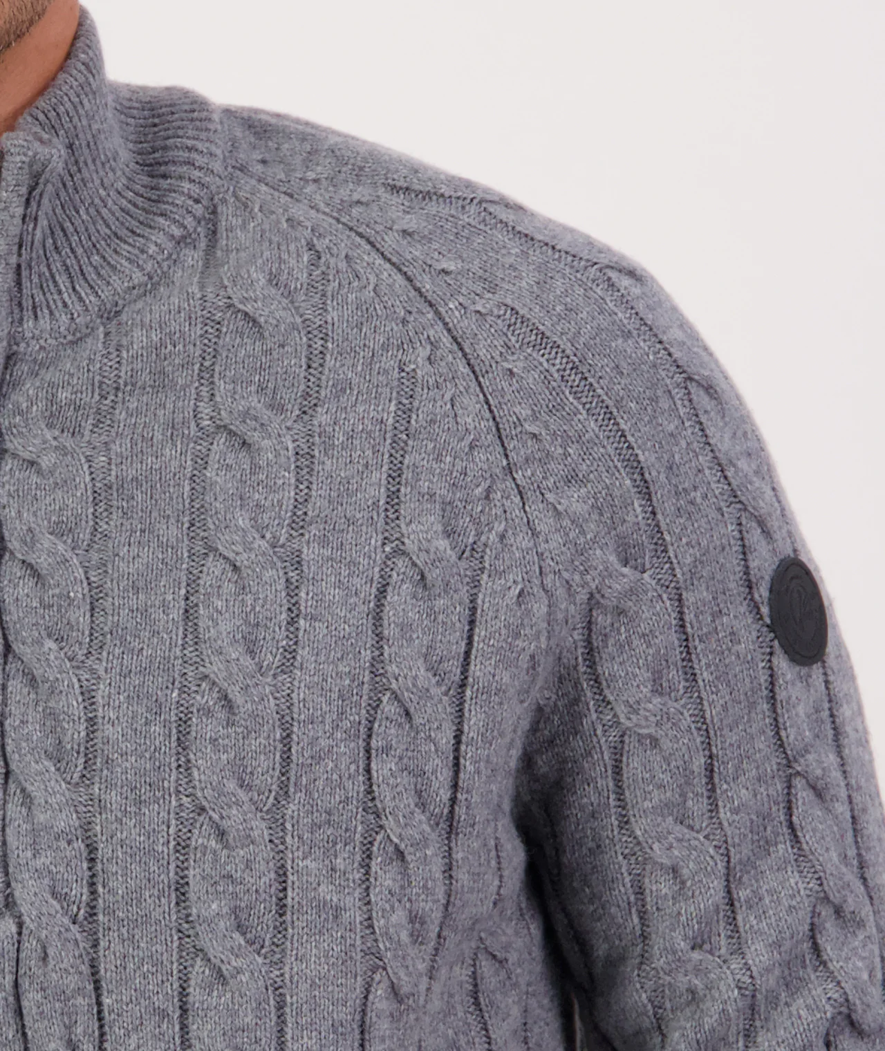 Men's Doncaster V2 Zip Cable Knit - Image 5