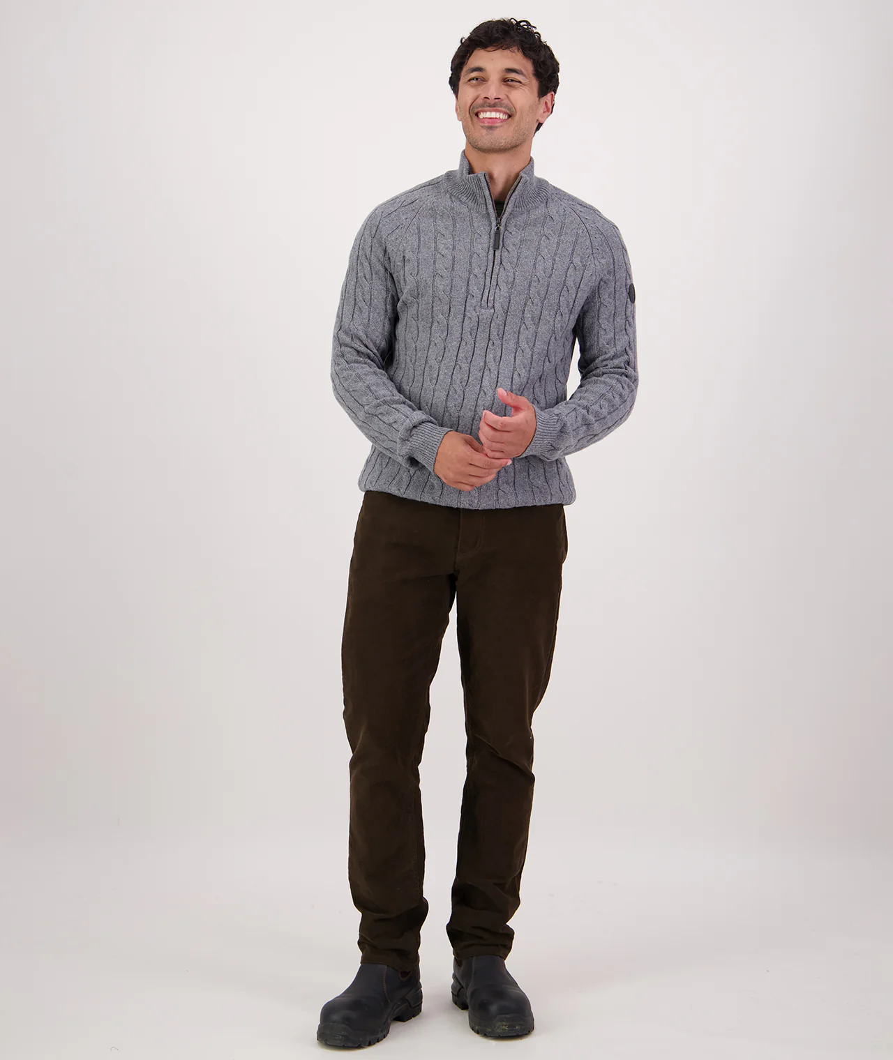 Men's Doncaster V2 Zip Cable Knit - Image 6