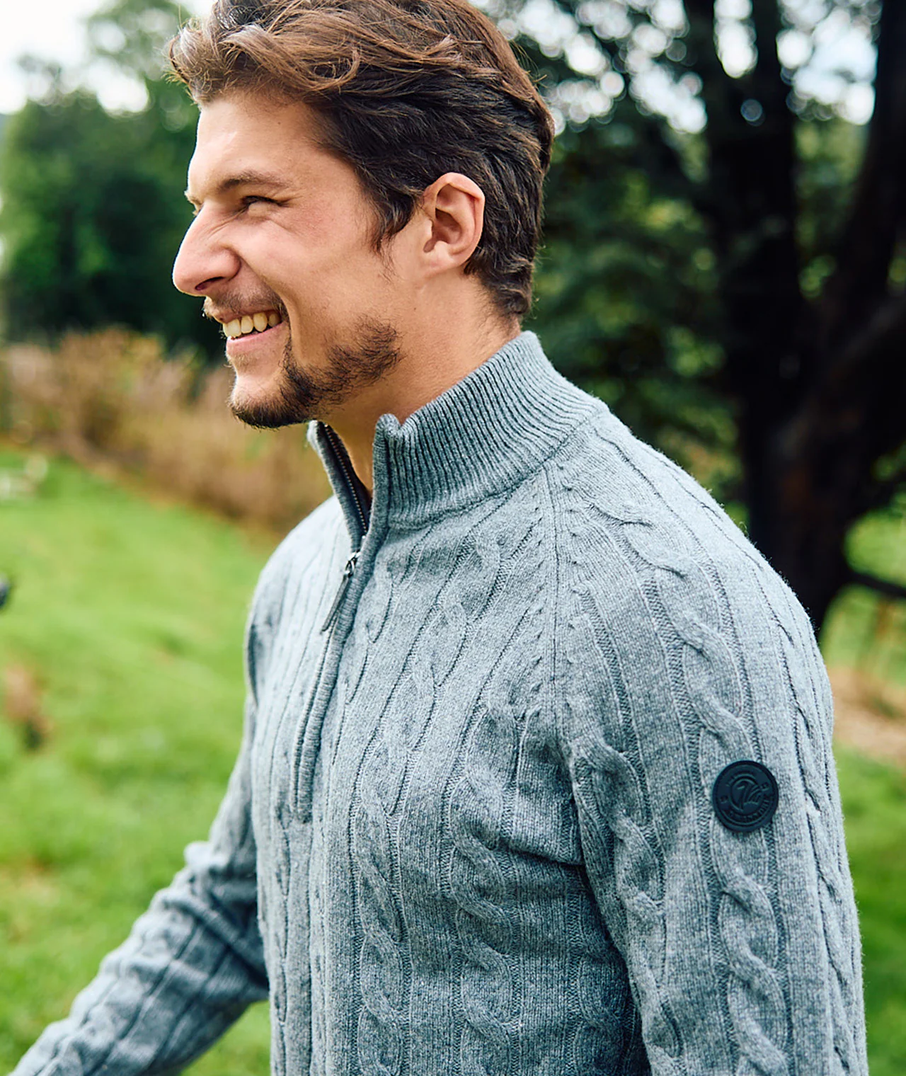 Men's Doncaster V2 Zip Cable Knit - Image 7
