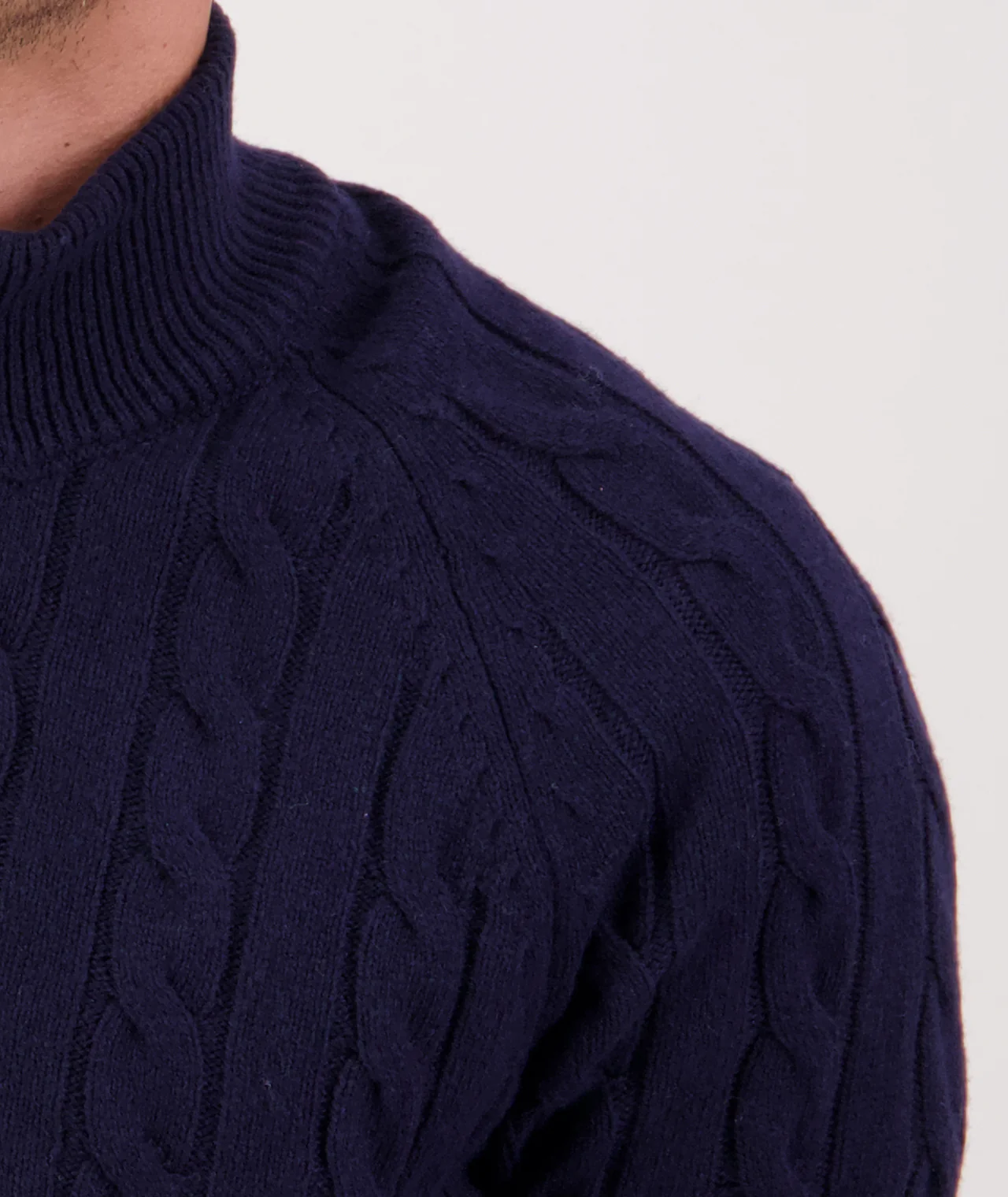 Men's Doncaster V2 Zip Cable Knit - Image 4
