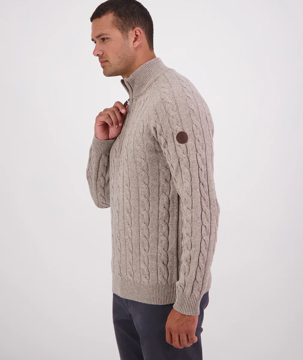 Men's Doncaster V2 Zip Cable Knit - Image 3