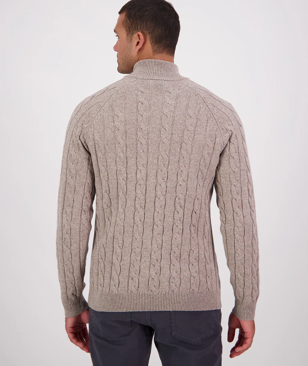 Men's Doncaster V2 Zip Cable Knit - Image 4