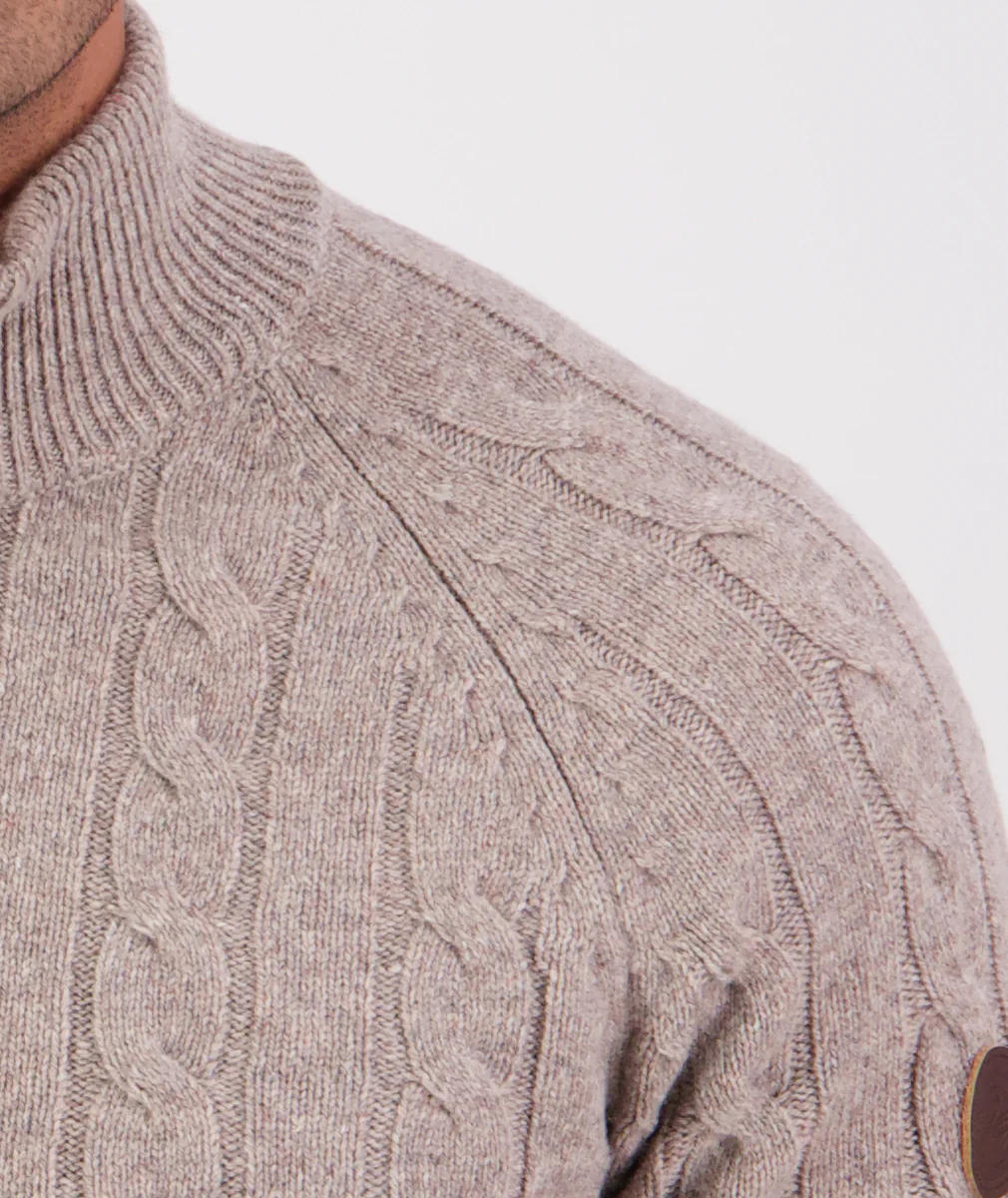 Men's Doncaster V2 Zip Cable Knit - Image 5