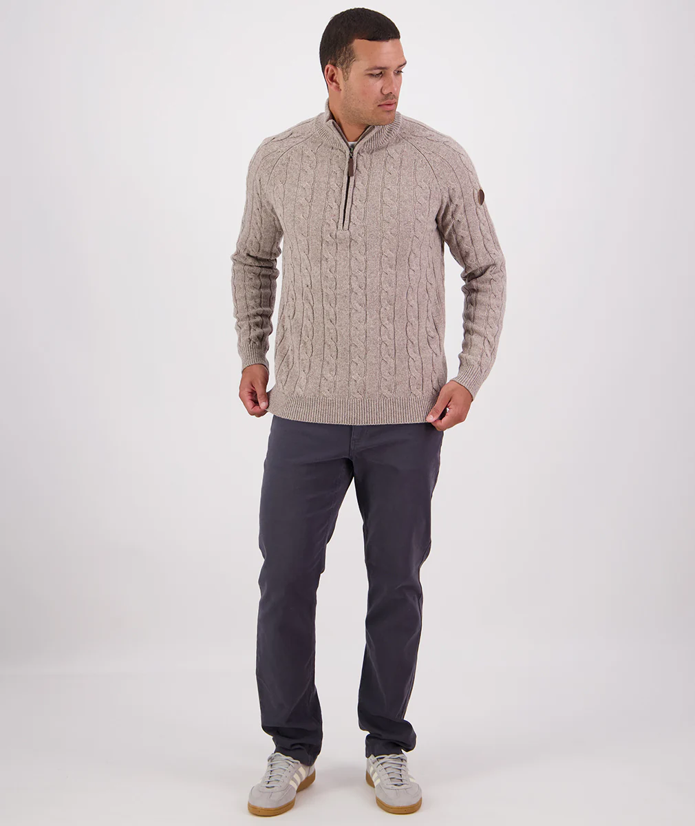 Men's Doncaster V2 Zip Cable Knit - Image 6