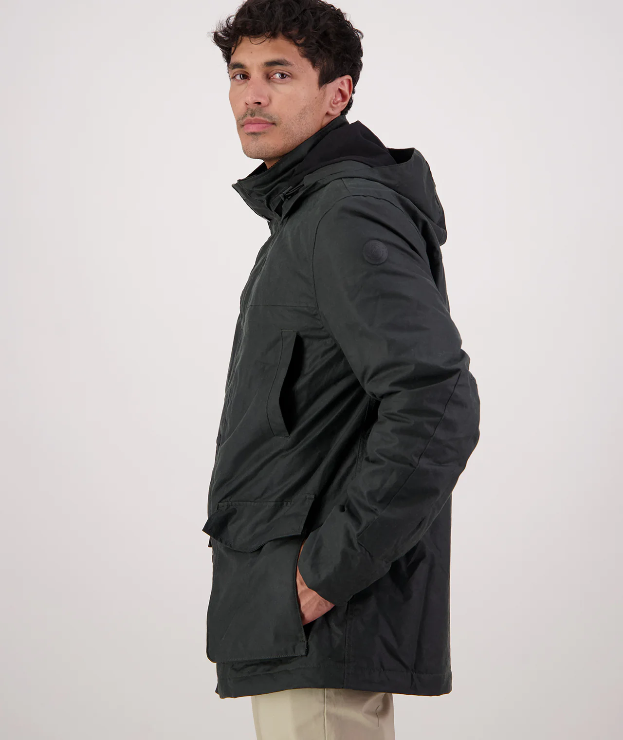 Men's Evans Flat V2 Oilskin Jacket - Image 3