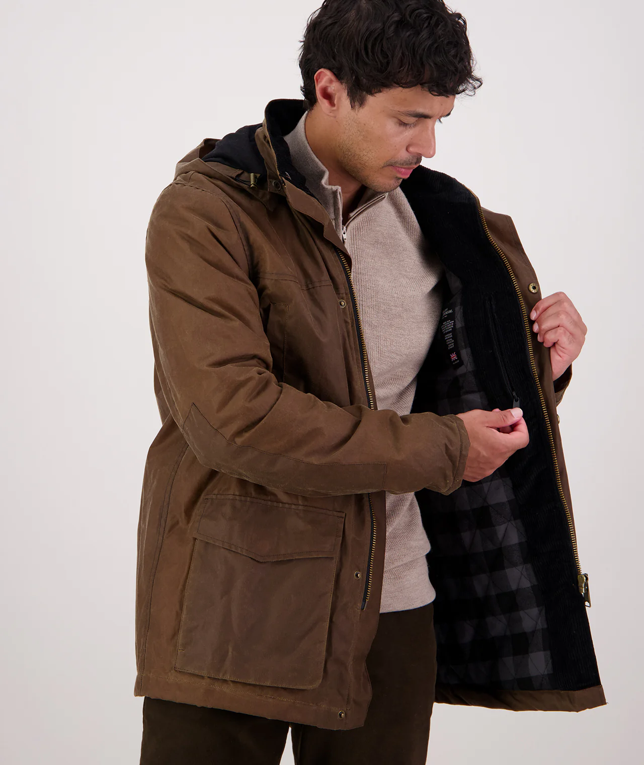 Men's Evans Flat V2 Oilskin Jacket - Image 10
