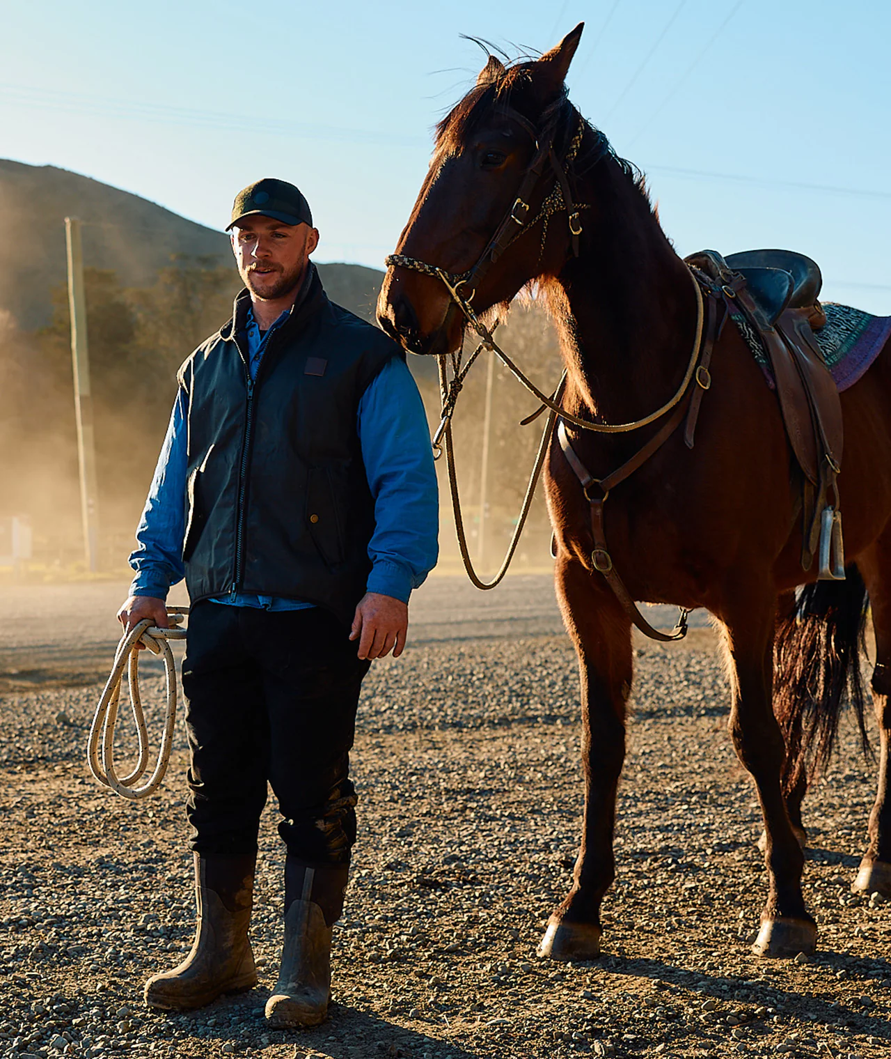 Men's Foxton Oilskin Vest with Wool Lining - Image 11
