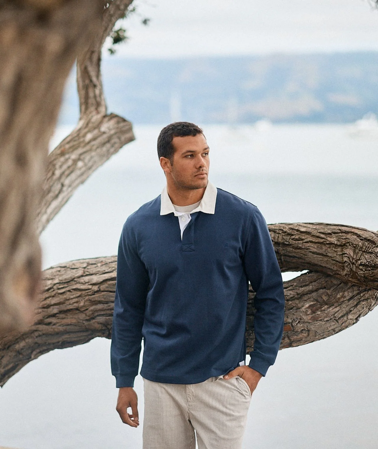 Men's Fundamentals Long Sleeve Rugby Top - Image 2