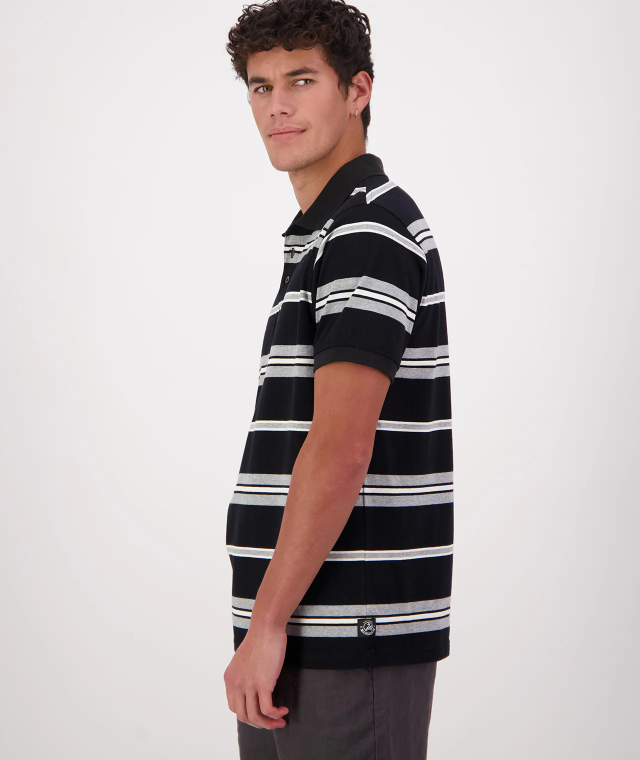 Men's Glenvar Striped Polo - Image 2