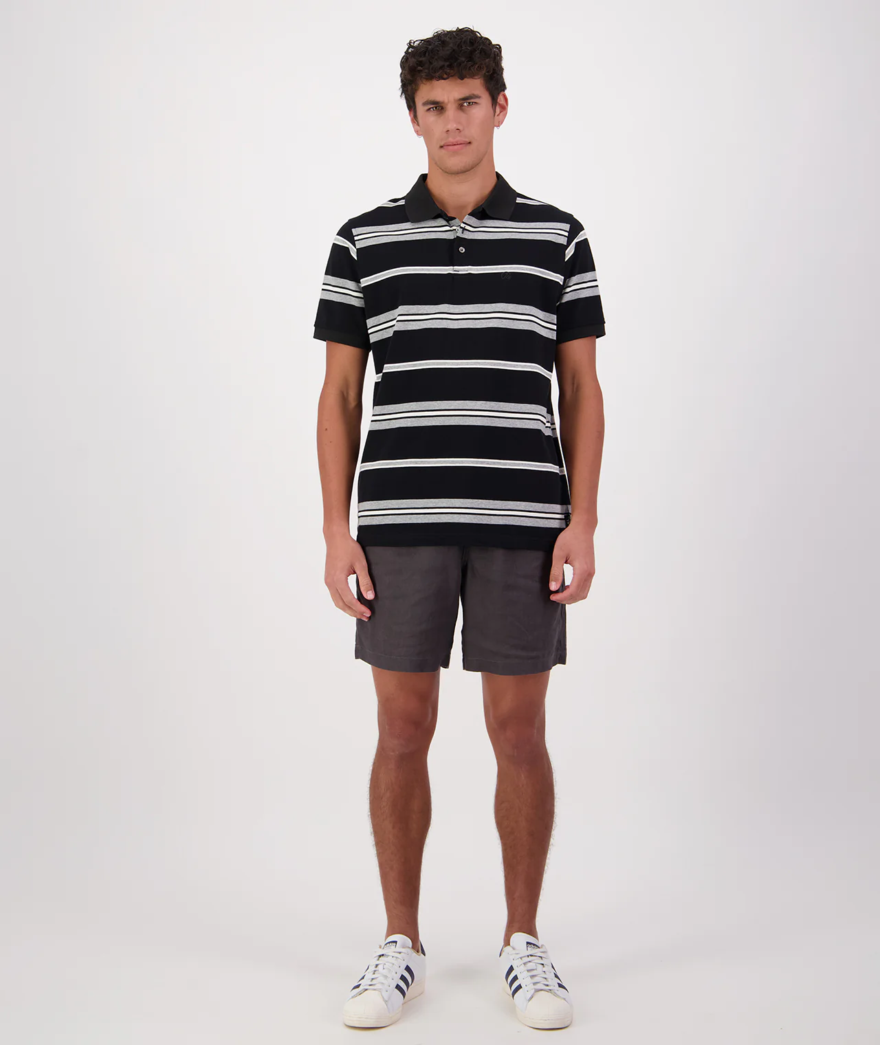 Men's Glenvar Striped Polo - Image 3