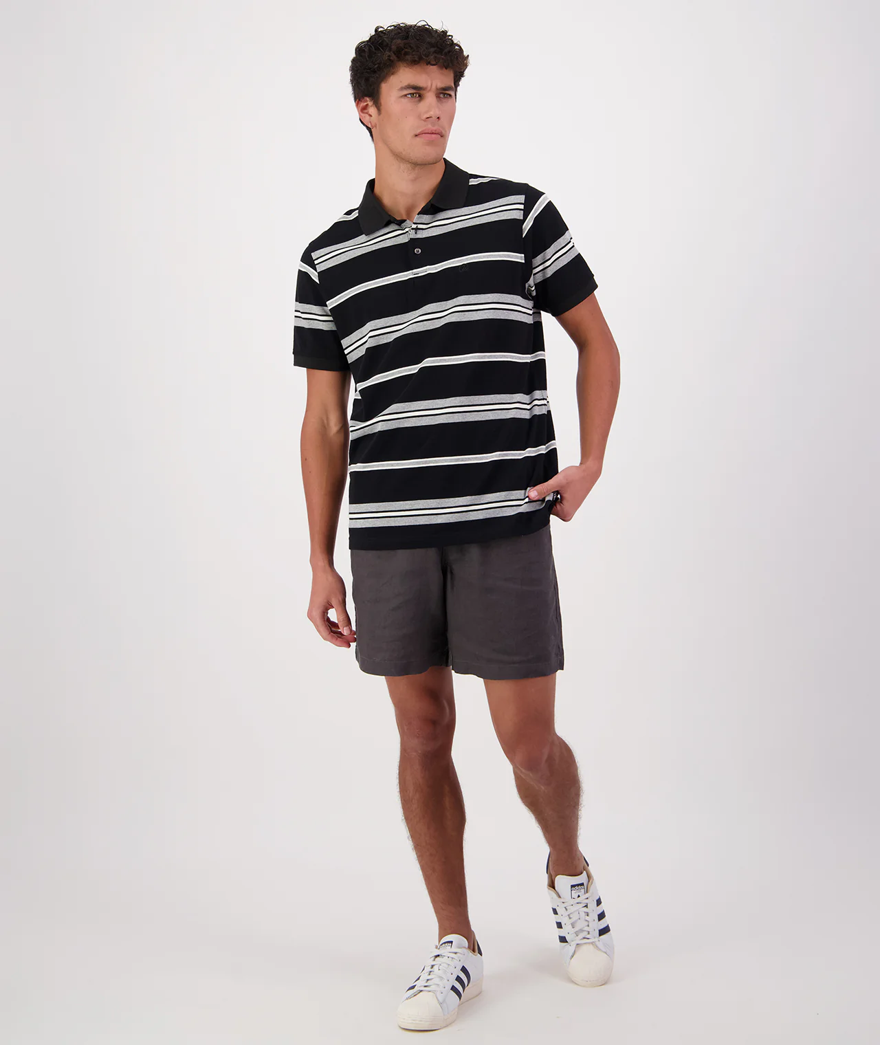 Men's Glenvar Striped Polo - Image 4