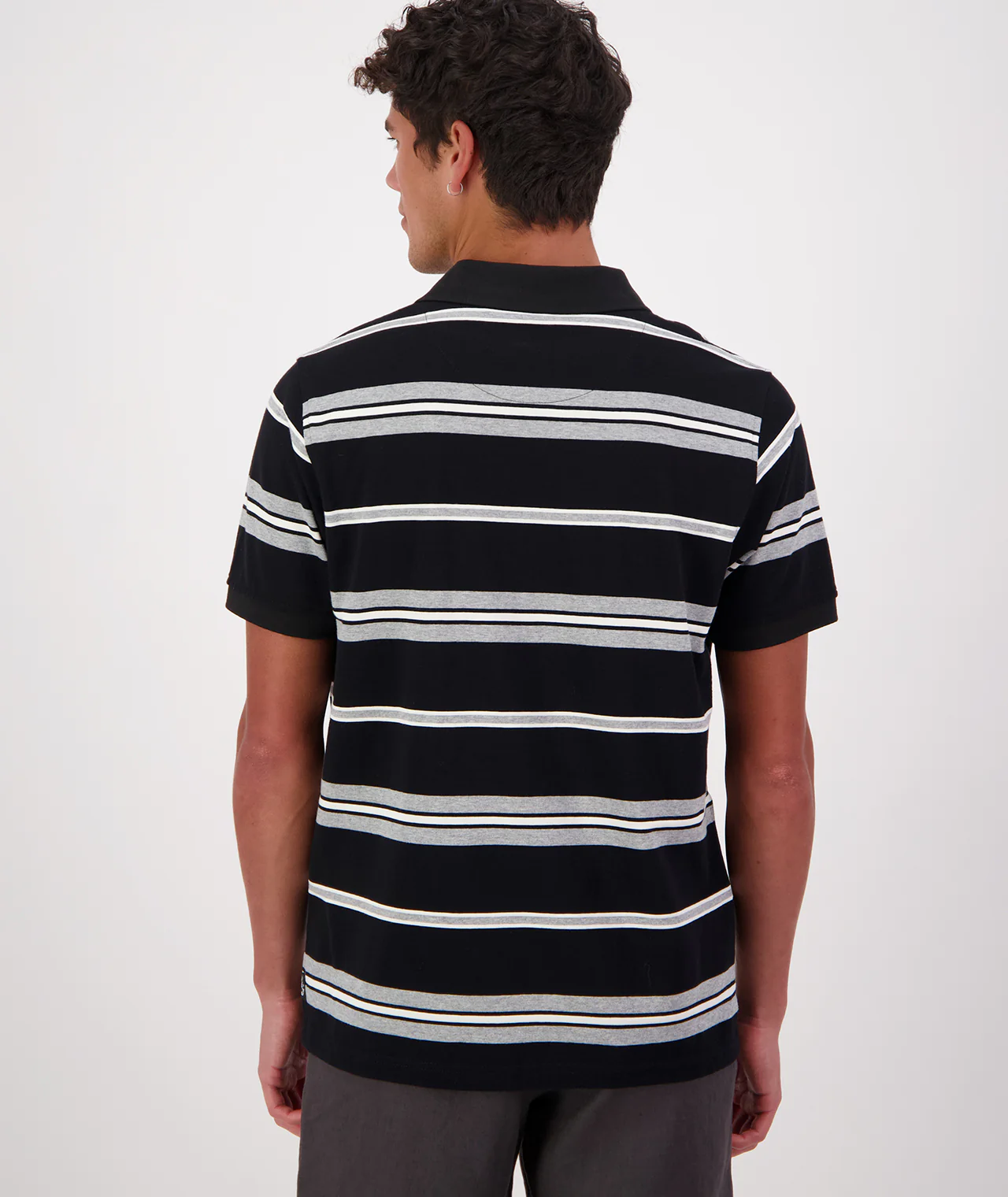 Men's Glenvar Striped Polo - Image 5
