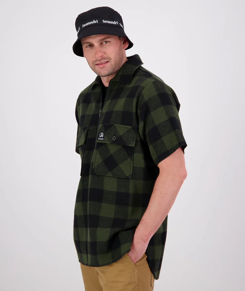 Men's Henderson Short Sleeve Wool Jacket - Image 3