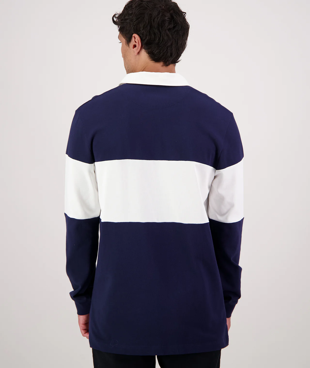 Men's Leeston Long Sleeve Rugby Top - Image 3