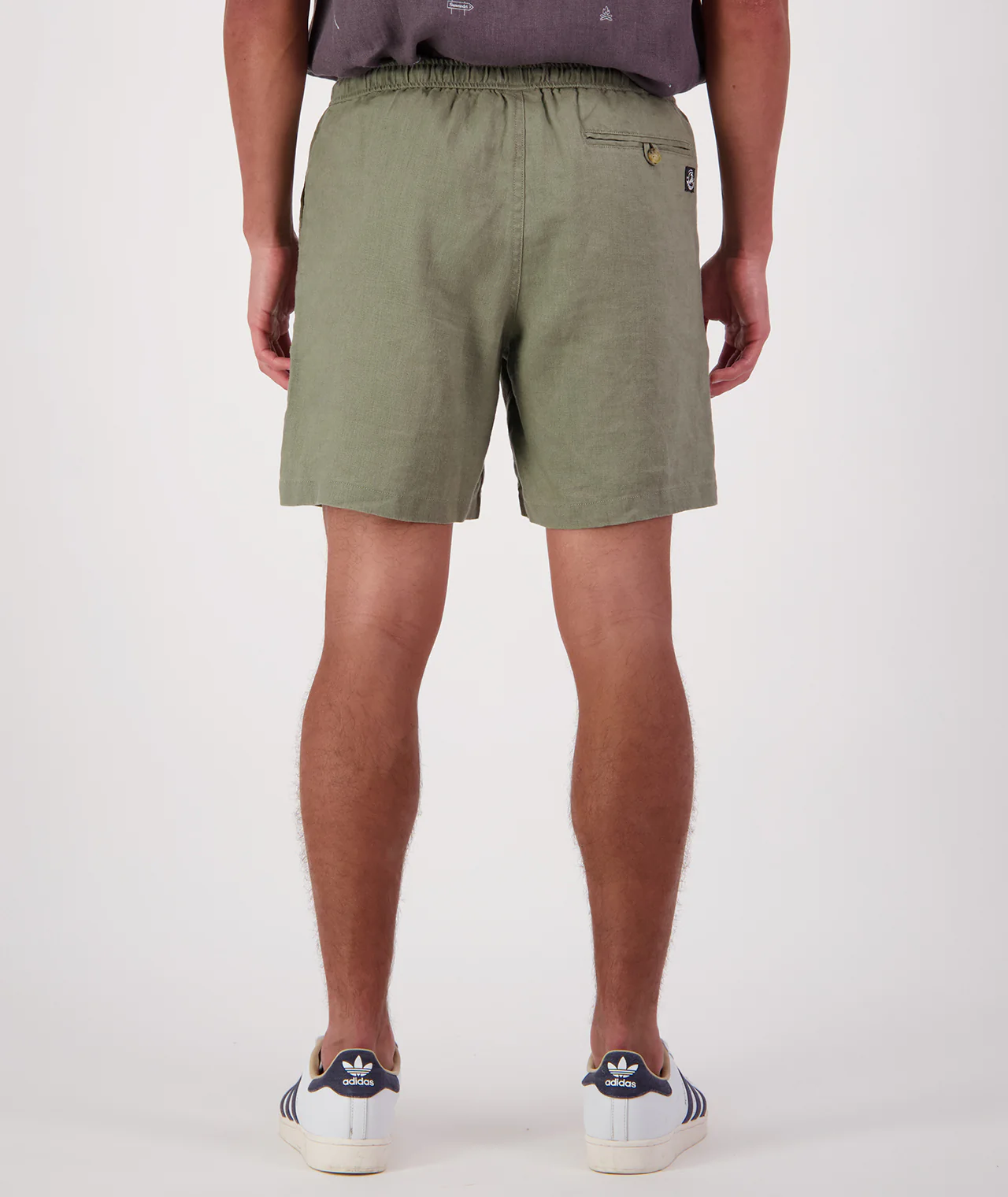 Men's Neville Linen Short - Image 2