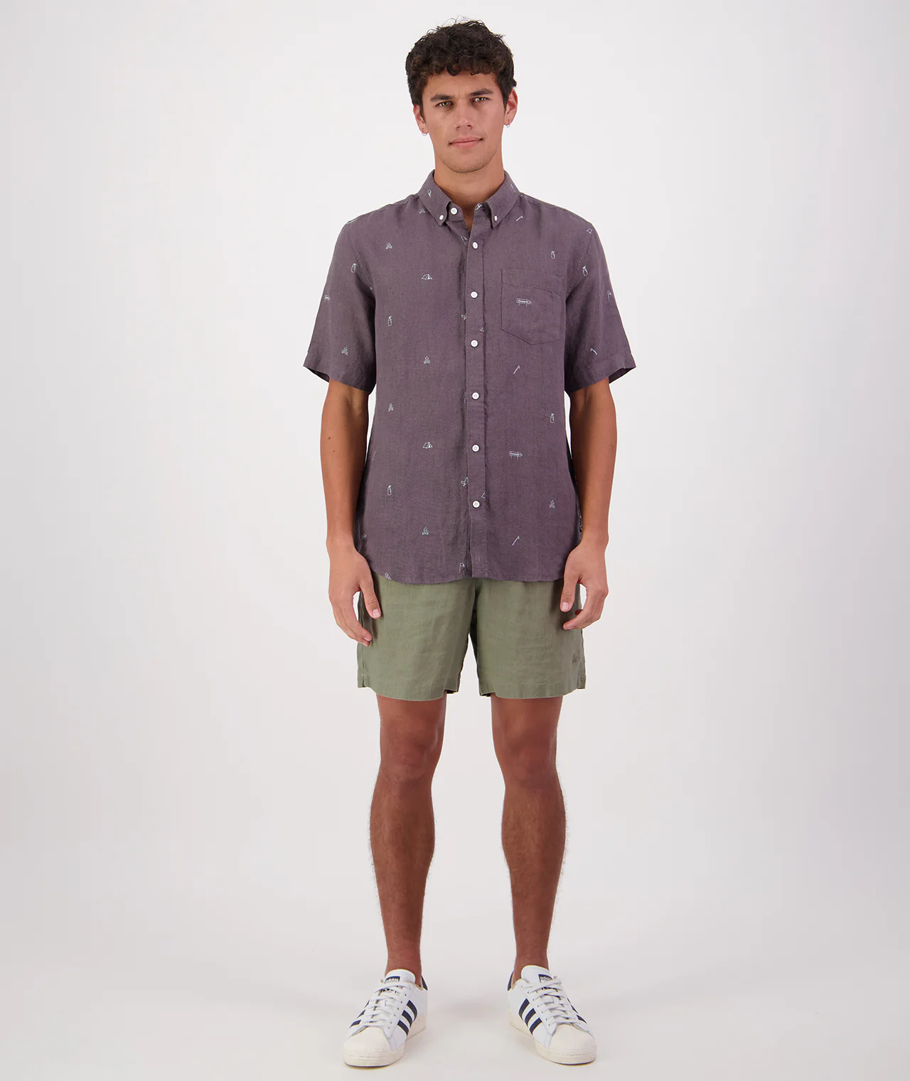 Men's Neville Linen Short - Image 4