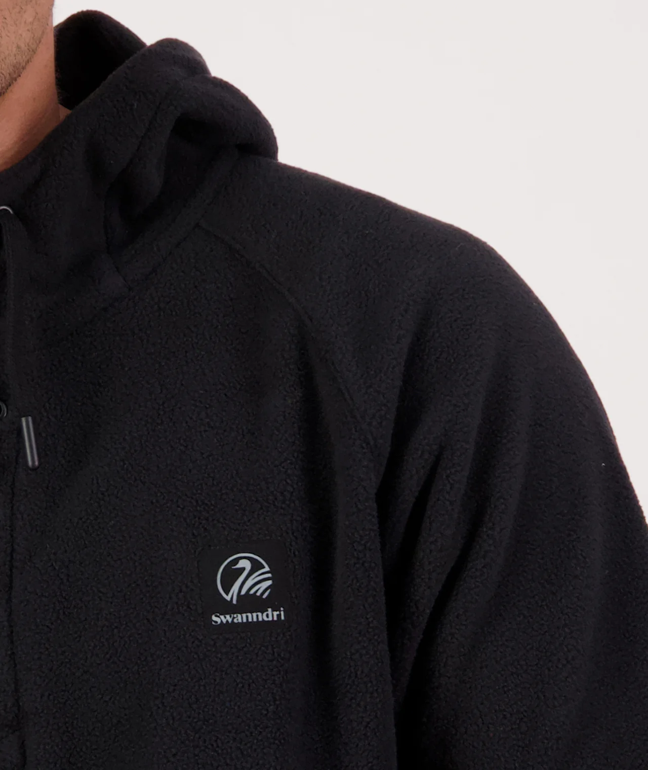 Men's Original Lace Front Fleece Hoodie - Image 6