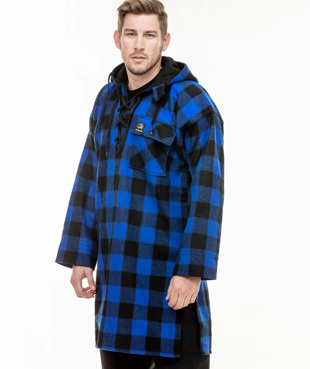 Men's Original Wool Bushshirt with Lace-up front - Image 3
