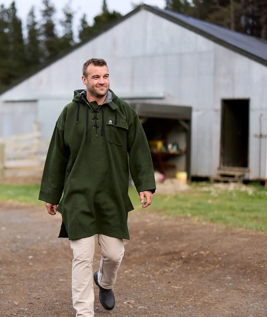 Men's Original Wool Bushshirt with Lace-up front - Image 9