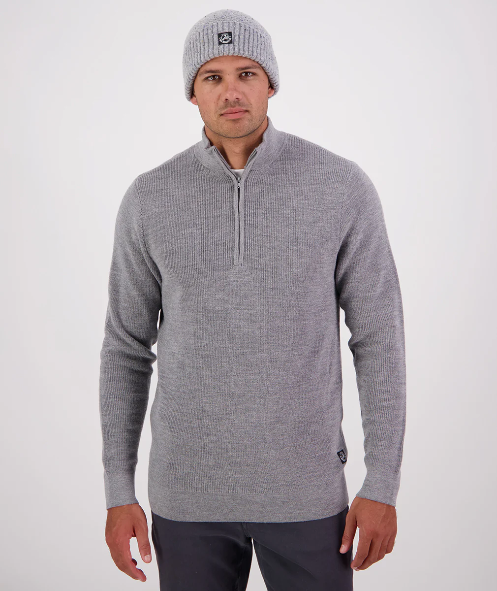Men's Otahu River 1/4 Zip Merino Knit - Image 3