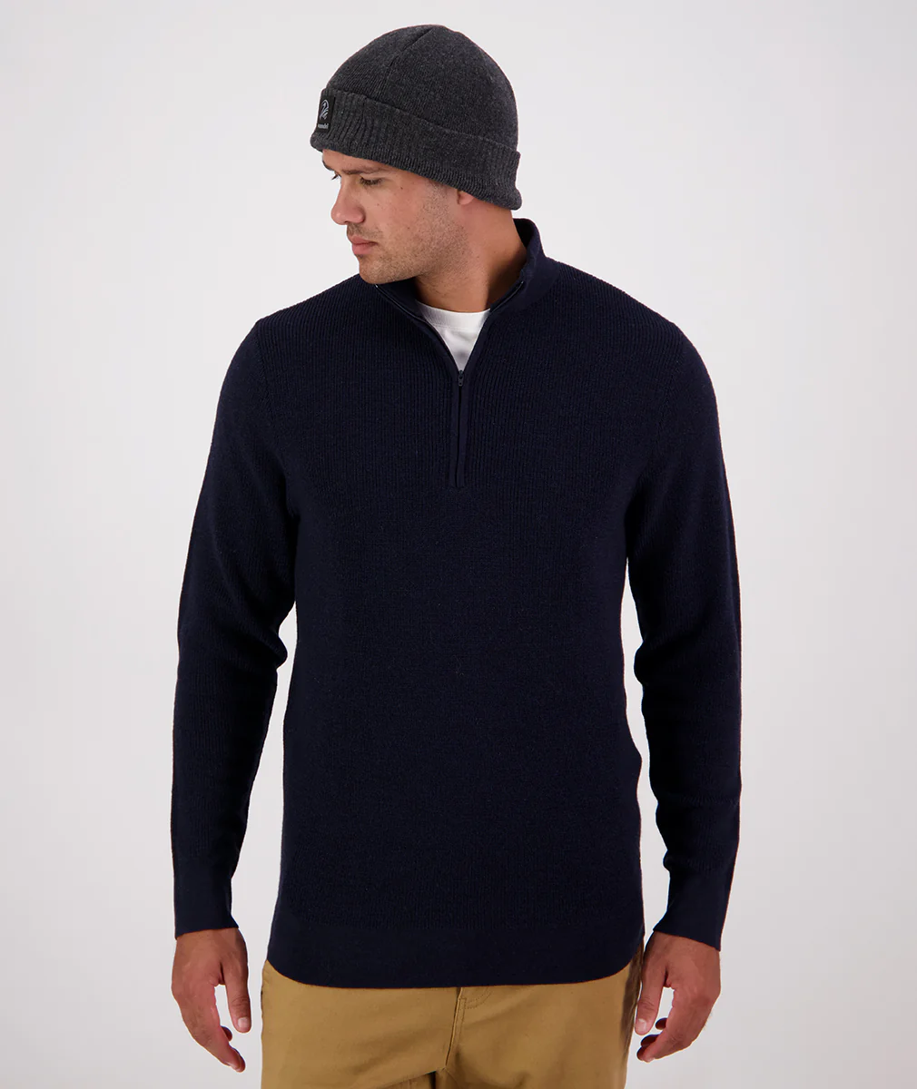 Men's Otahu River 1/4 Zip Merino Knit - Image 2