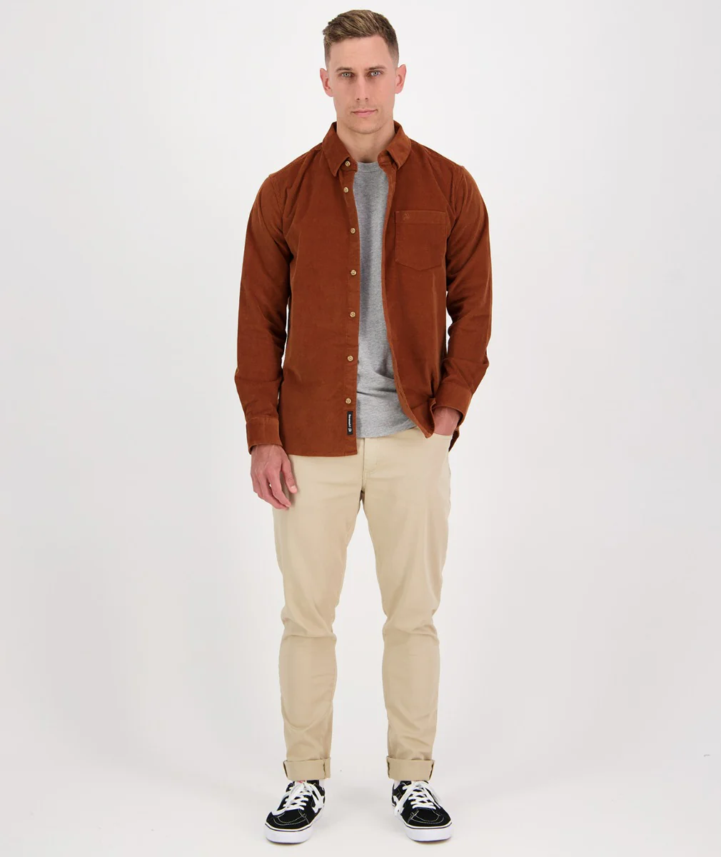 Men's Ranfurly Corduroy Long Sleeve Shirt - Image 6
