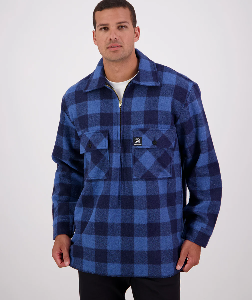 Men's Ranger Wool Zip Front Bushshirt