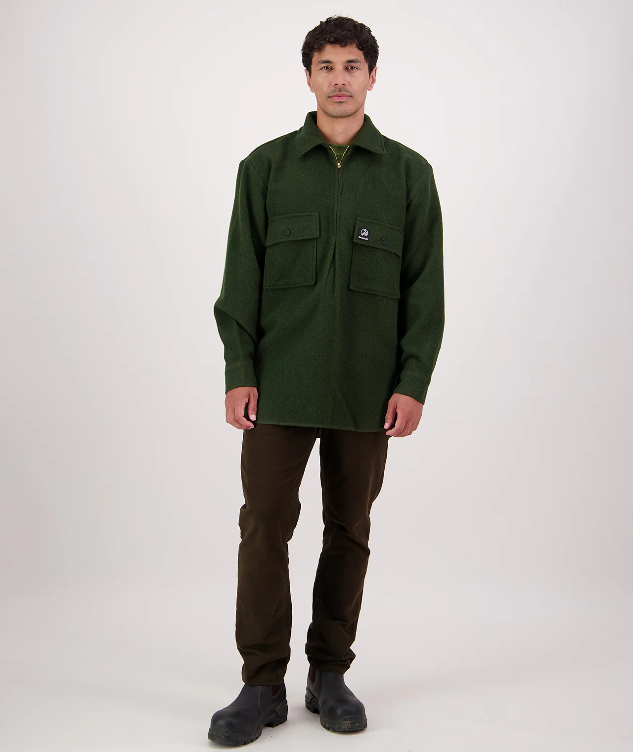Men's Ranger Wool Zip Front Bushshirt - Image 6